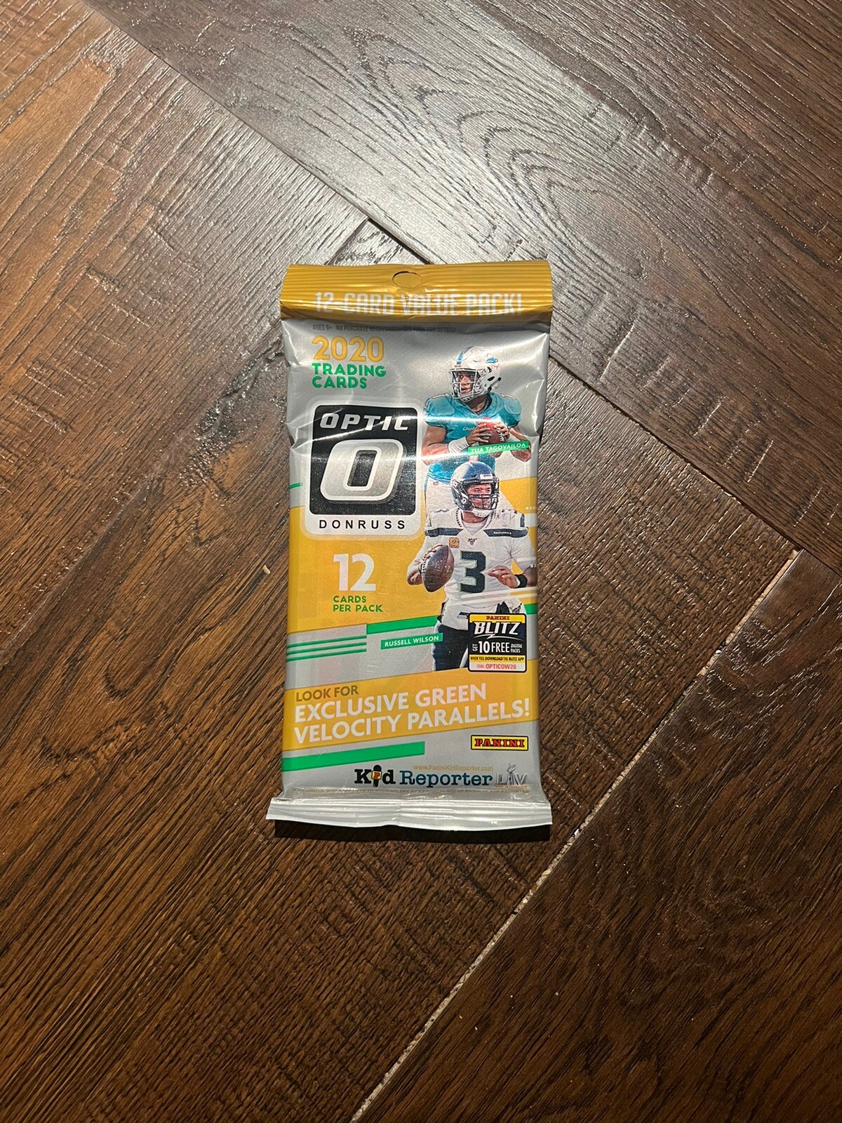 2020 Panini Donruss Optic NFL Football Cello Value Pack Factory Sealed