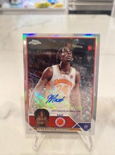 2023 Topps Chrome McDonalds MacKenzie Mgbako Refractor Auto Indiana!🔥