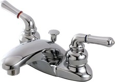 Kingston Brass FB621 4-1/4-Inch in Spout Reach Magellan 4-Inch, Polished Chrome
