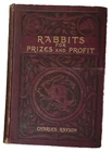 RABBITS FOR PRIZES AND PROFIT Antique  1899 Charles Rayson