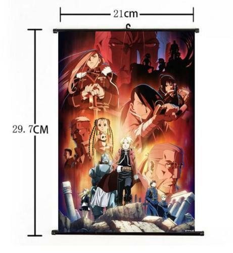 Hot Japan Anime Cosplay Fullmetal Alchemist Wall Scroll Art Poster Home Decor B6 - Picture 1 of 3