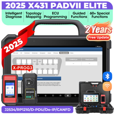 2025 LAUNCH X431 PAD VII ELITE X-PROG3 PAD 7 PRO Diagnostic Scan Key Programming