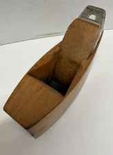 Quality Antique Wood Hand Planer metal base USA