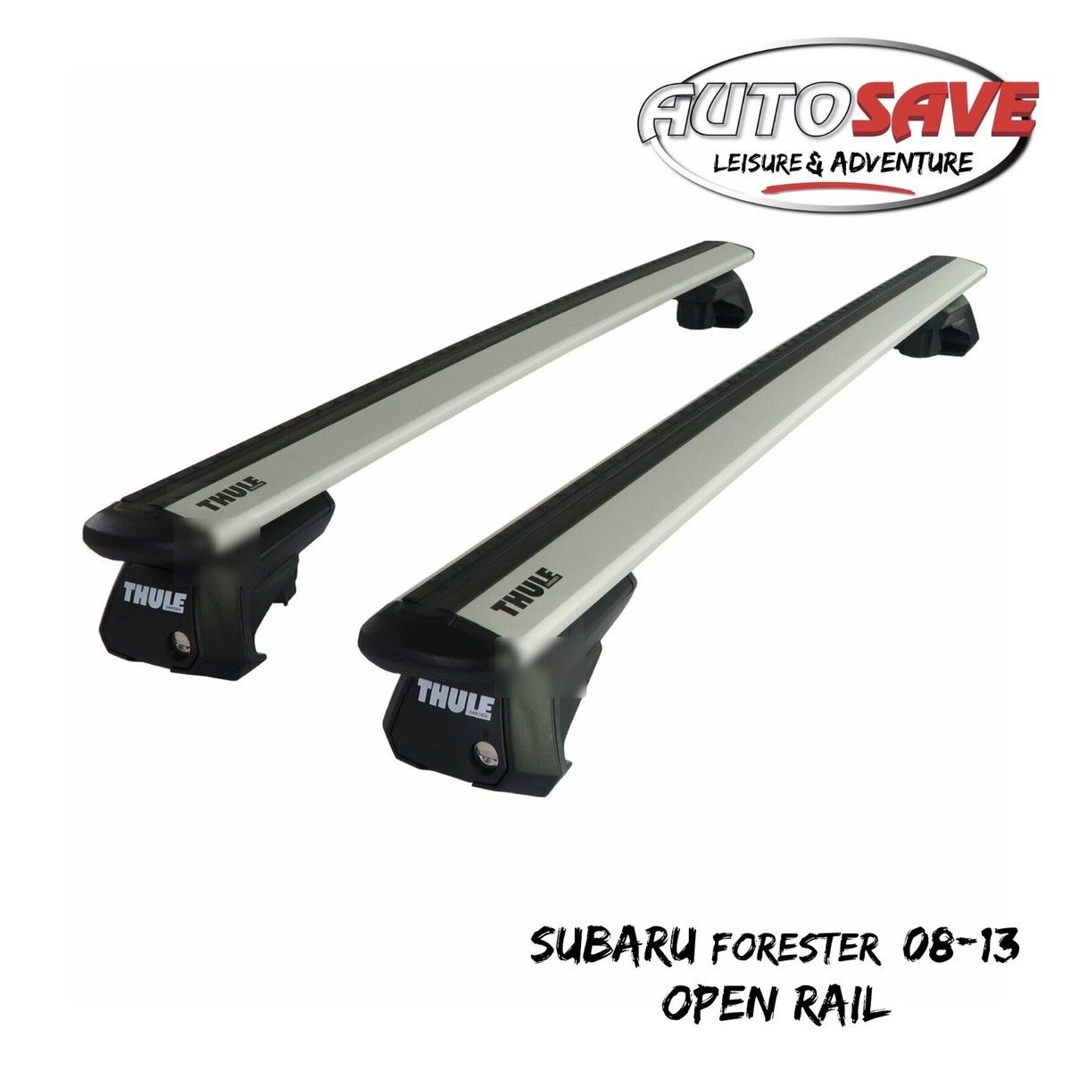 THULE - WingBar EVO (silver) Roof Bar Set for Subaru Forester 2008 