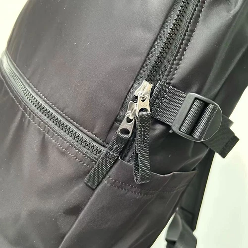 NEW LULULEMON Crew Backpack Double zipper backpack Black Color - Picture 5 of 6