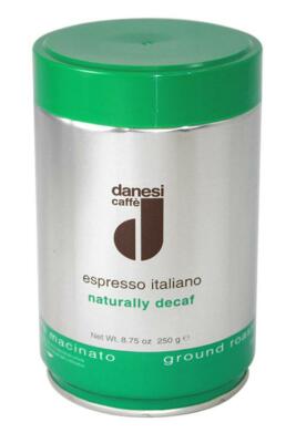 Danesi Decaf Ground Espresso Tin - 2 Tins 17.5 Oz 