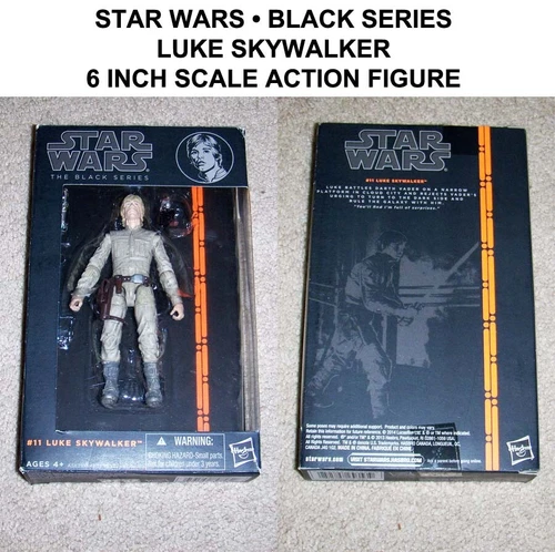 STAR WARS BLACK SERIES, LUKE SKYWALKER Episode 5, #11, 6" Action Figure, 2013
