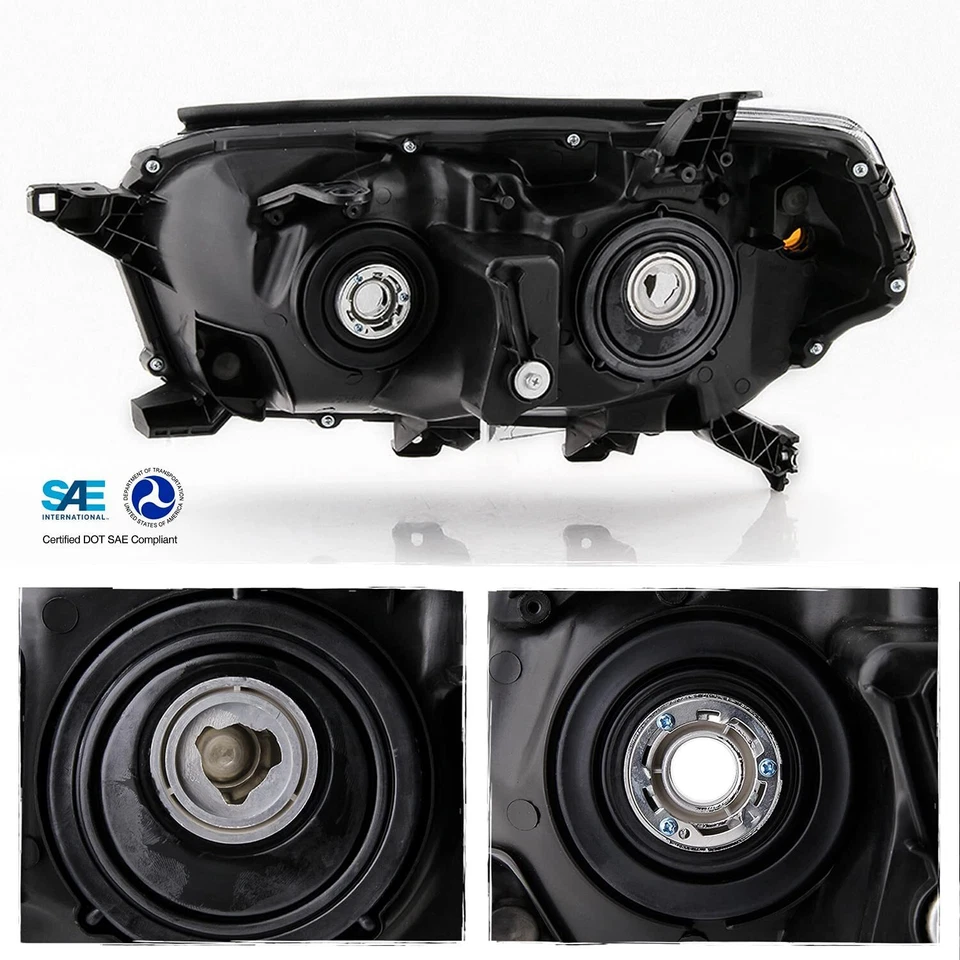 Faros con bisel de humo para Toyota 4Runner 2010-2013 10-13 izquierda+derecha Foto 2 de 4