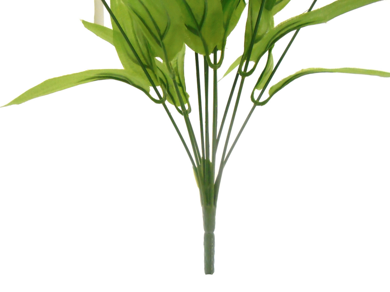 YELLOW Tiger Lily Bush Satin Artificial Flowers 19" Bouquet 118225YL