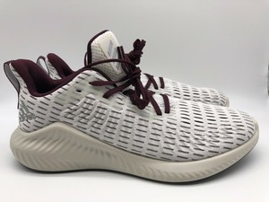 alphabounce white maroon