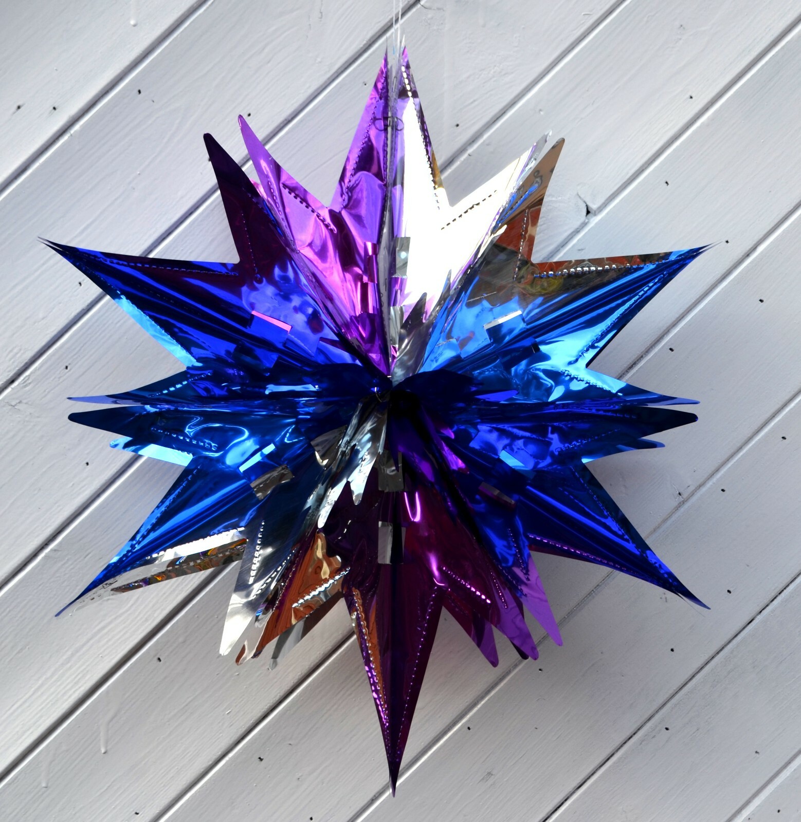 Green Red Silver Gold Christmas Foil Ceiling Hanging Decorations