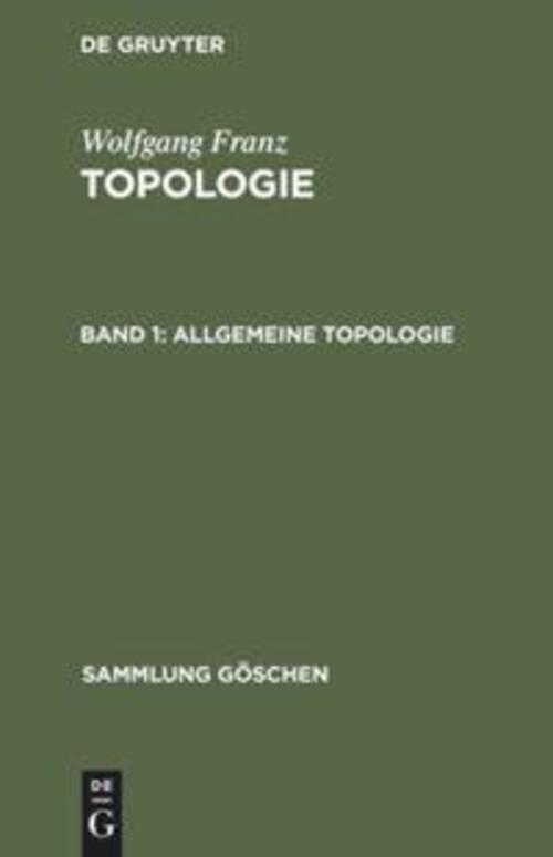 Thumbnail - Wolfgang Franz | Allgemeine Topologie | Buch | Deutsch | Sammlung