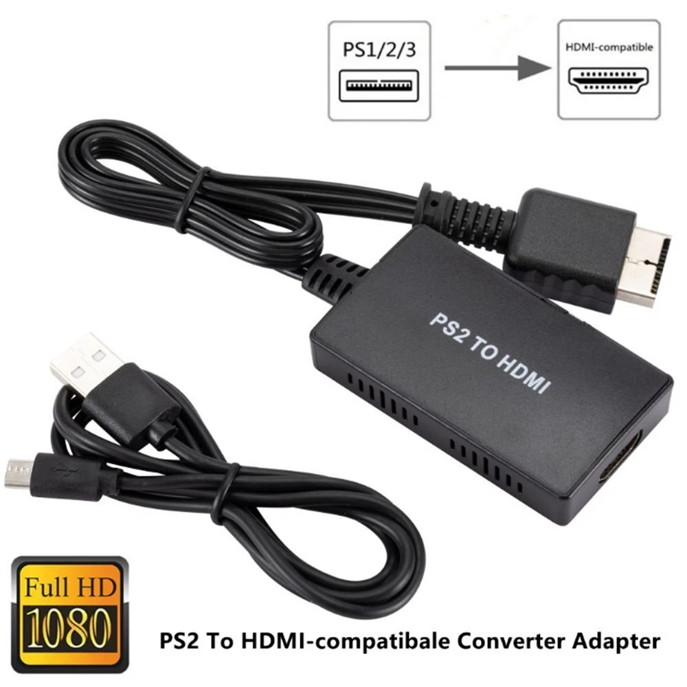 Cable Audio Video Converter Display Mode HDTV PS2 To HDMI Adapter