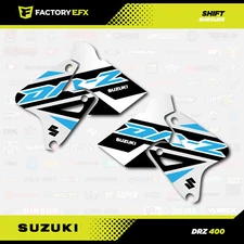 Baby Blue Shift Shroud Graphic Kit fits Suzuki DRZ400SM Drz400s drz400 DRZ Decal