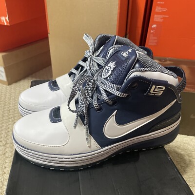 Nike Zoom Lebron 6 Yankees US 7.5 LBJ VI Used 346526-111 2008 | eBay