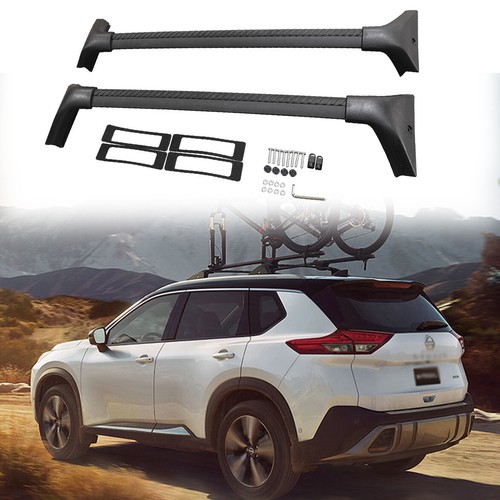 2PCS Crossbar Cross Bars Fits For Nissan XTrail Rogue 2022 2023 Roof