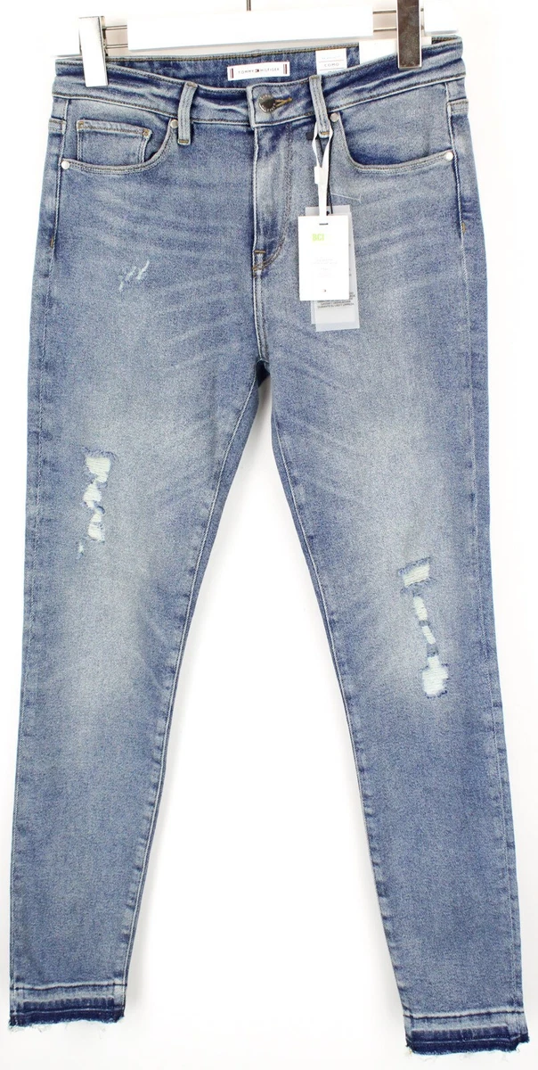 TOMMY HILFIGER Como RW Jegging Fit W29/L32 Ripped Frayed Cuffs | eBay