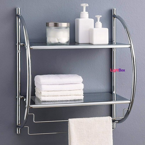 Chrome Bathroom Shelves Storage – Rispa