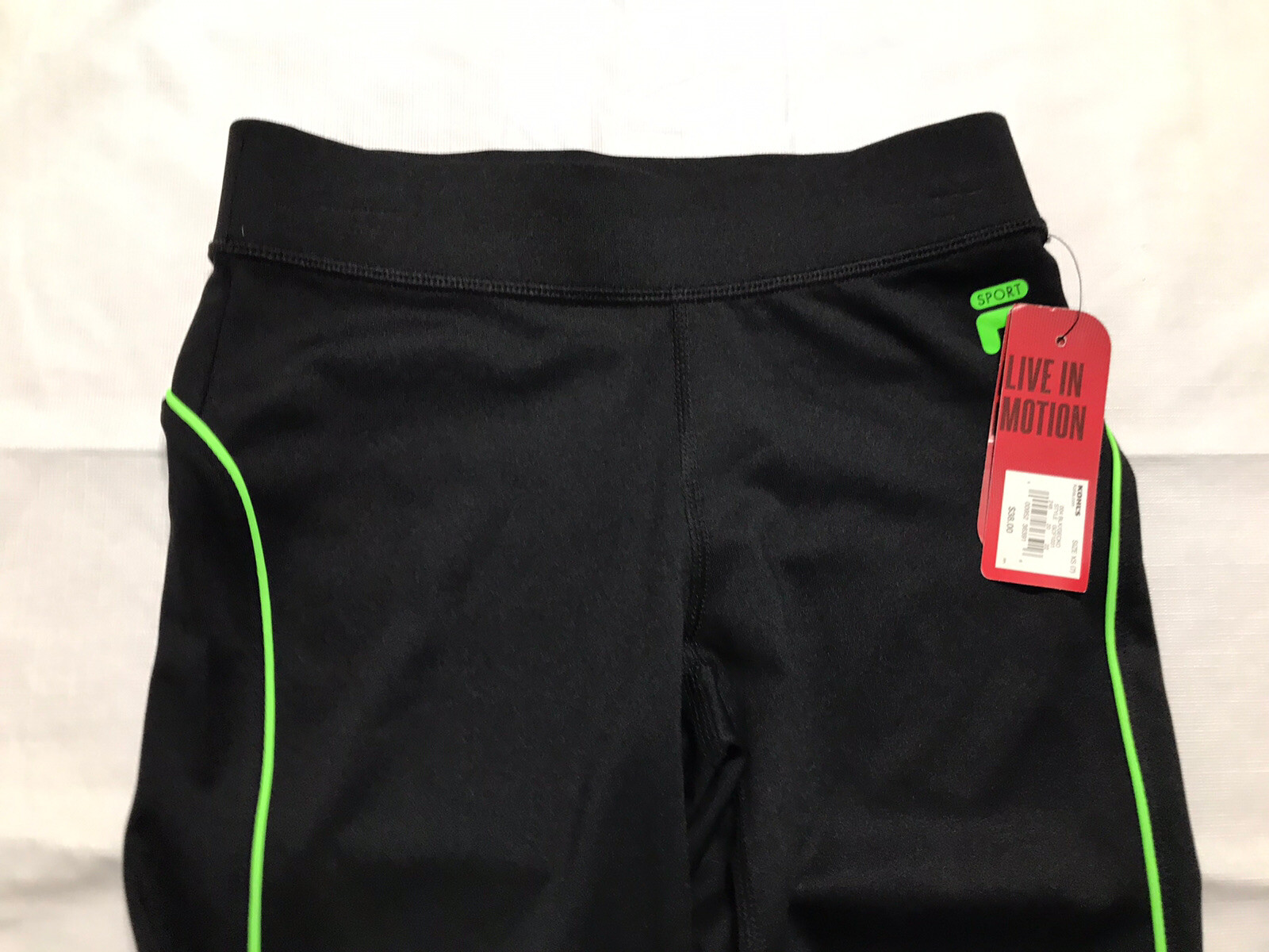 Leggings donna Fila Athletic Activewear taglia XS nero geco nuovo con etichetta