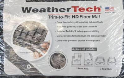 WeatherTech Heavy Duty AVM HD Universal Floor Mats 4-Piece Set NEW All Weather 
