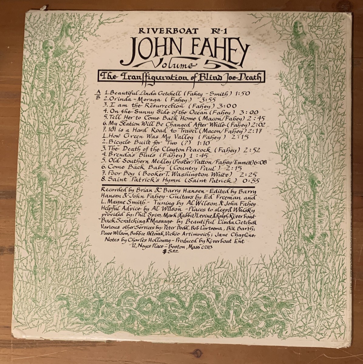 John Fahey - The Transfiguration Of Blind Joe Death | VG+