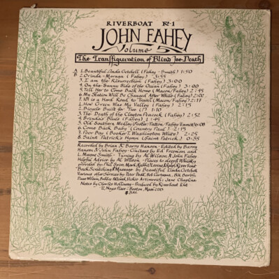 John Fahey - The Transfiguration Of Blind Joe Death | VG+
