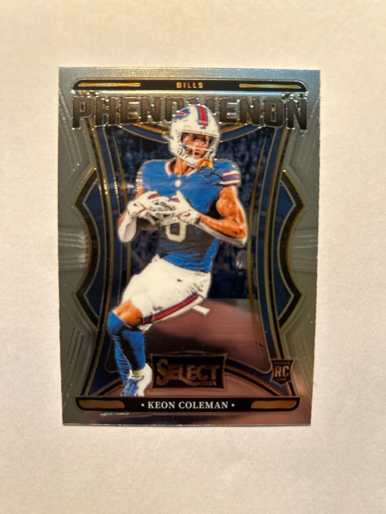 Keon Coleman RC, Phenomenon #12 - 2024 Panini Select
