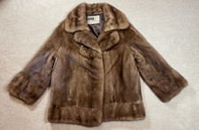 Vtg - Diane Furs - Womens Custom Fox Sable Lined Fur Coat