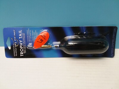 South Bend - Trophy Tail Muskie Spinner - 7'' Long - ORG & BLK - RT-ORB