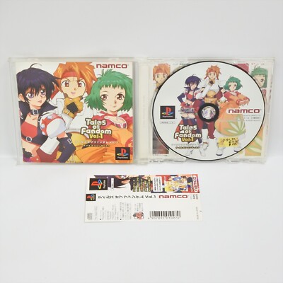 PS1 TALES OF FANDOM Vol.1 Fan Disc Spine Playstation für JP System p1