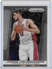 2013-14 Panini Prizm Basketball Jonas Valanciunas Card #184 Toronto Raptors