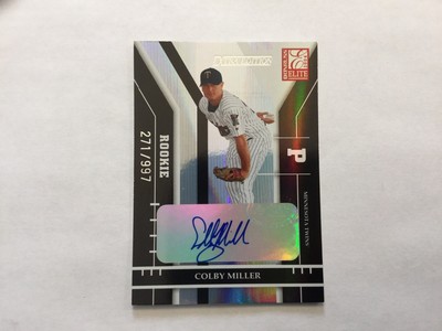 2004 Donruss Elite Extra Edition Autograph 271/997 Colby Miller Minnesota Twins 