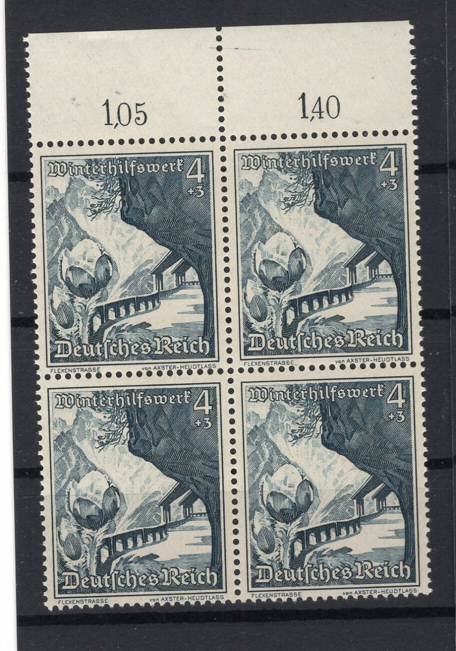 Third Reich 676 Block of Four** Mint Never Hinged 44EUR (74128)