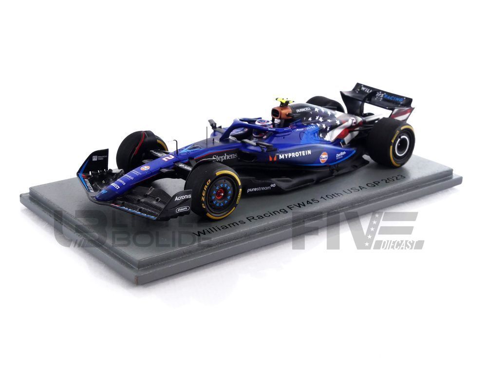 SPARK 1/43 - WILLIAMS FW45 - USA GP 2023 (L. SARGEANT) S8918 SPARK 1/43 - WILLIAMS FW45 - USA GP 2023 (L. SARGEANT) S8918