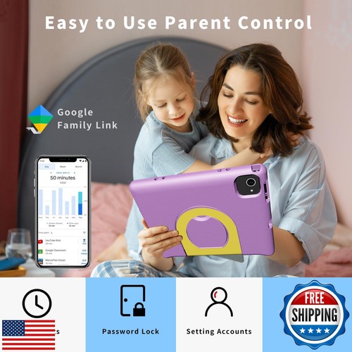 Kids Tablet with Strap, Android 14 Tablet for Kids 10 inch , Toddler Tablet O - Picture 5 of 5