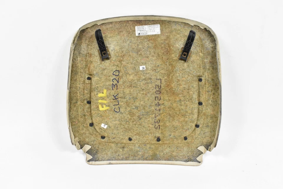 03-09 Mercedes W209 CLK320 CLK500 Front Right Or Left Side Seat Back Cover OEM - Image 4 of 4