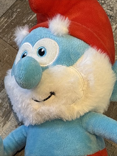 PAPA SMURF PLUSHIE 12 INCH NANCO PLUSH STUFFED ANIMAL SMURFS FAST SHIPPING OG - Picture 8 of 8