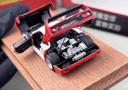 PGM 1:64 rot F40 Racing Sport Modell Diecast Metall Auto - Bild 12 von 14