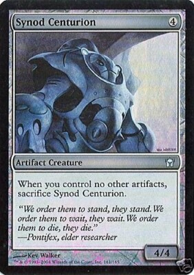 Magic the Gathering SYNOD CENTURION #161/164 Fifth Dawn 2004 Artifact Playset X4