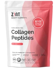 Zint Collagen Peptides Powder (32 Oz): Paleo-Friendly, Keto-Certified, Grass-Fed