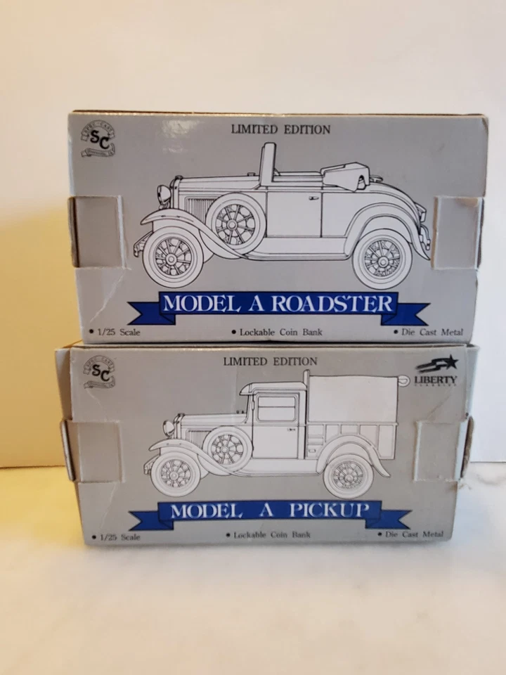 Vintage Diecast SPEC CAST 1/25 MODEL A FORD roadster DIECAST TRUCK BANKS 42 - Image 2 of 4