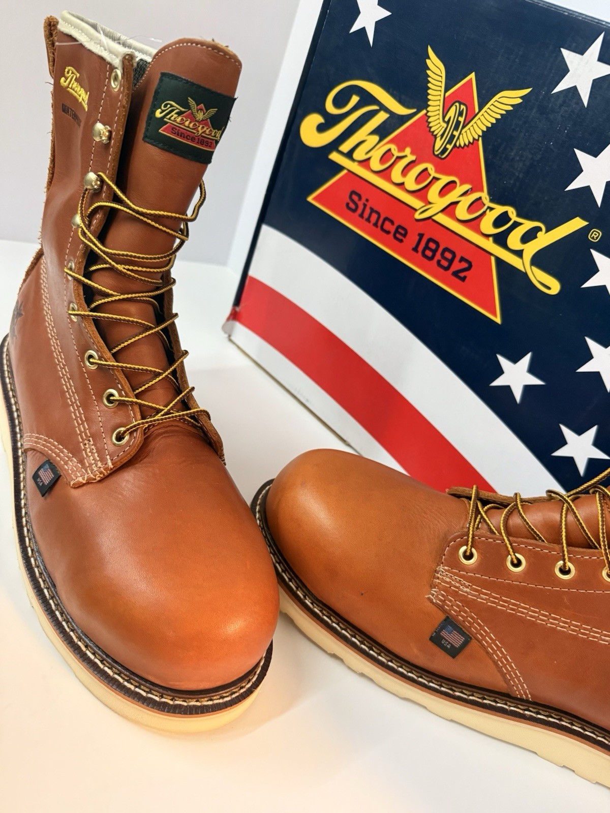 Men's Thorogood 8" Composite Toe Waterproof  Boot 804-4210 SIZE 9 EE