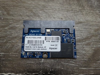 HP Apacer SSD Thin Client 16GB MLC SATA HDD Module PN 689057-001