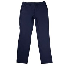 Boden Highgate Ponte Ankle Pants Navy Blue 28" Inseam Size 10L