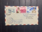 Haiti 1960 FDC registered cover to Herzog USA Miss Haiti + Alphabetization stamp