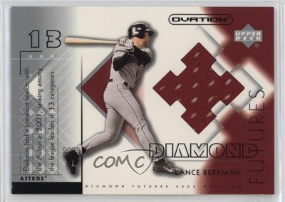 2002 Upper Deck Ovation Diamond Futures Jerseys Lance Berkman #DF-LB 11z5