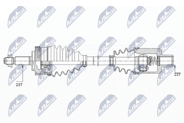 NTY Antriebswelle NPW-RE-151 FüR Renault-image