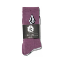 Volcom - Full Stone Crew Sock 3 Pack - Multi Coloured