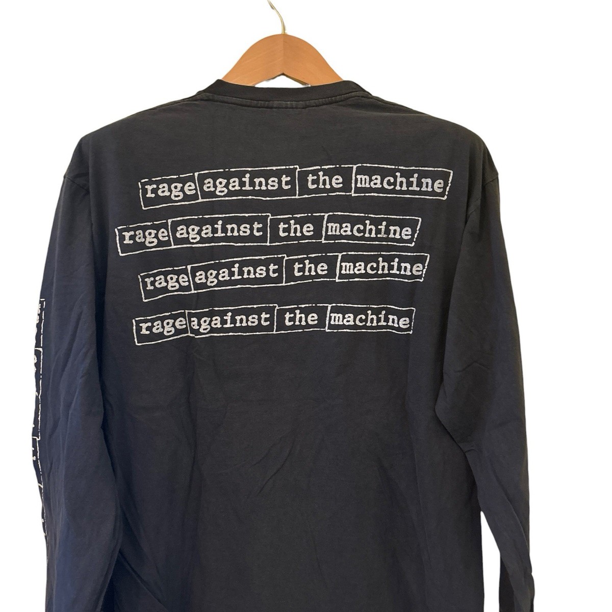 専用 22SS Ford Tee Saint Rage×Fuct 両袖プリ XL VTG Rage Against the Machine FUCT Oval Logo Ford Long Sleeve Shirt