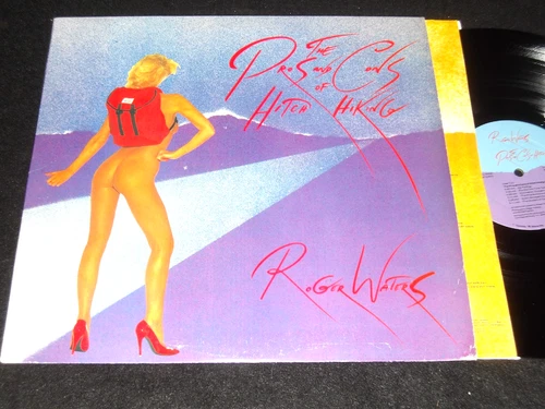 1984 ROGER WATERS Solo LP Pros & Cons of Hitchhiking PINK FLOYD Cheesecake Cover